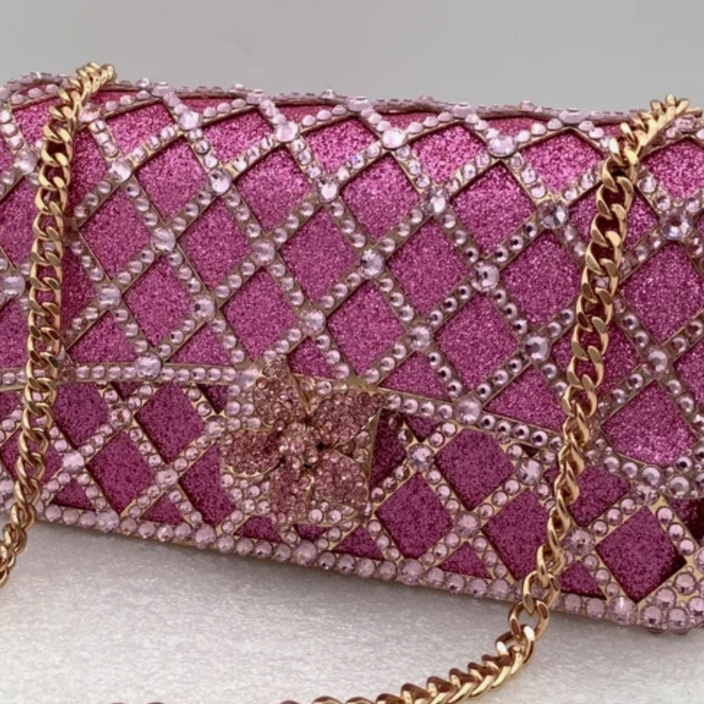 Elegant Ladies Flower Clutch